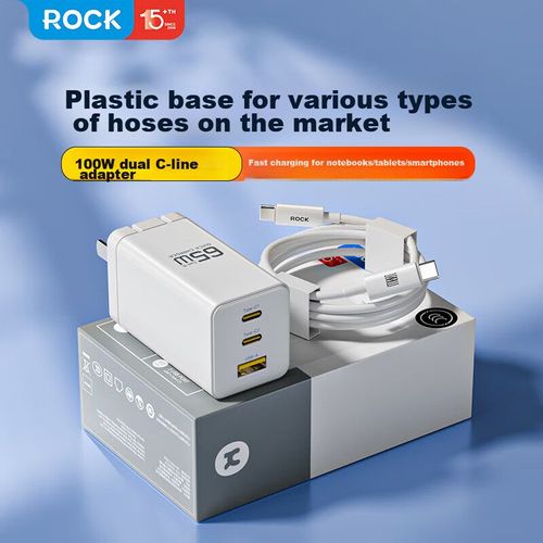 Cargador ROCK 65W Type-C Rápido