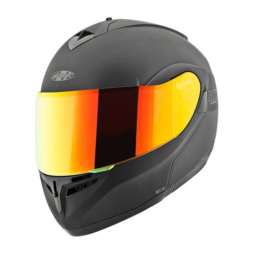 Casco Abatible Joe Rocket RKT 20 Ion Negro Mate c/ Mica Iridium