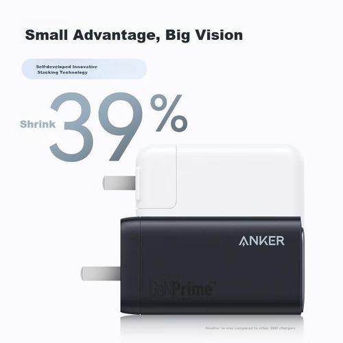 Cargador ANKER GaN 120W USB Negro