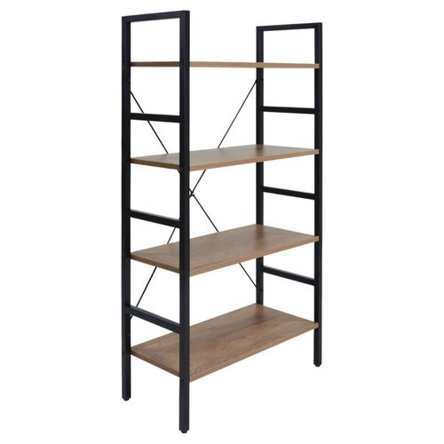 Librero Estante Boho Industrial 60 X 28 X 116 Cm