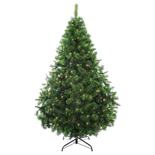 Arbol De Navidad Naviplastic California Con Luces 220 cm