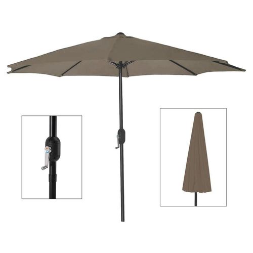 Sombrilla Playa Angulo 2.7m Jardin Sol Fiesta Exterior