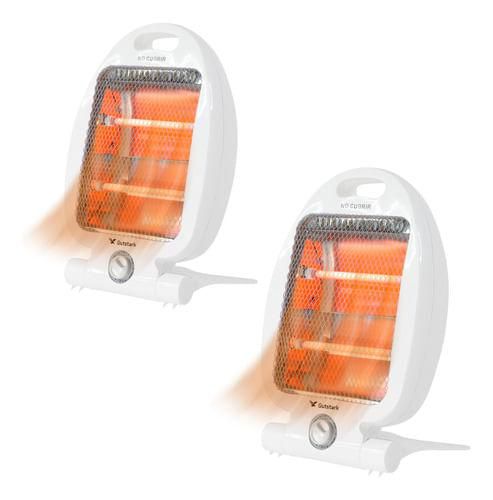 Kit 2 Calefactores Electricos 800 W 2 Niveles Calefaccion Gutstark Home