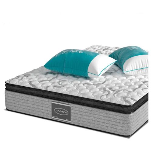 Colchón America Matrimonial Infinity Confort + 2 Almohadas Sognare