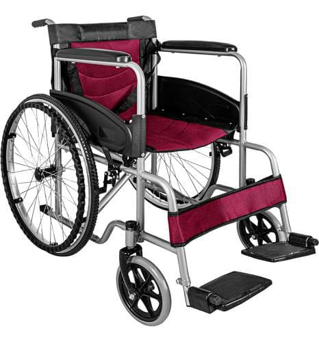 Silla De Ruedas Ligera 23 Pulgadas Plegable Aluminio Lujo Nanofort
