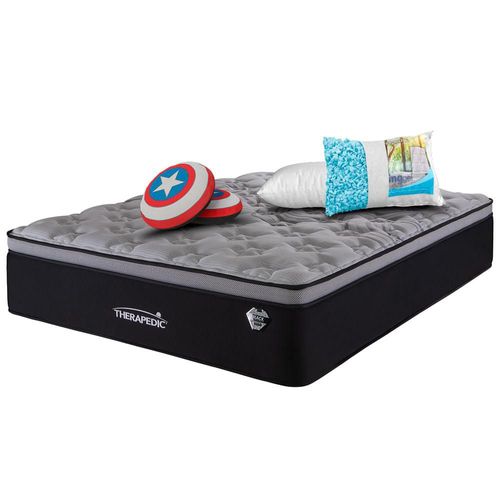 Colchón Therapedic Matrimonial Porto + Almohada Foam + Cojin