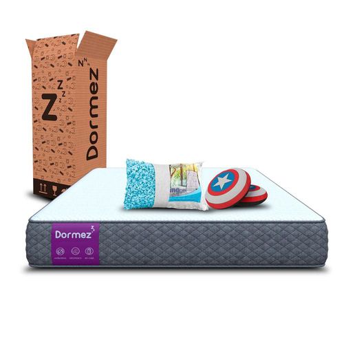 Colchón Individual En Caja Memory Foam + Cojín Héroe + Almohada Foam