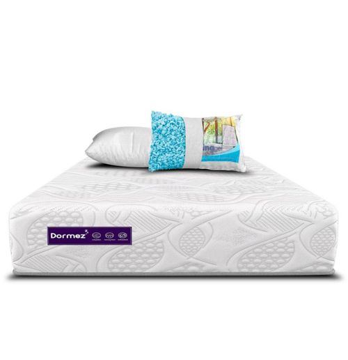Colchon Dormez Matrimonial Doha Memory Foam + 2Almohadas Memory Serta