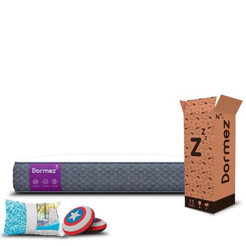 Colchón Matrimonial En Caja Memory Foam + Cojín Héroe + Almohada Foam