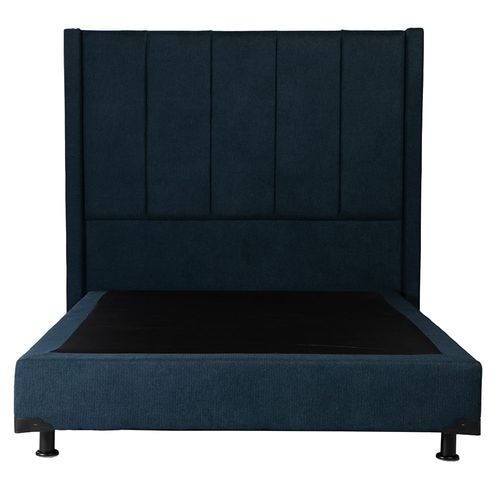 Cabecera Queen Size Dicasa Nizza Azul Marino + Box Dicasa Blu CZD