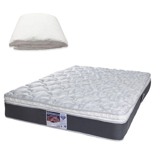Colchón Queen Size Spring Air Marte + Protector CZD