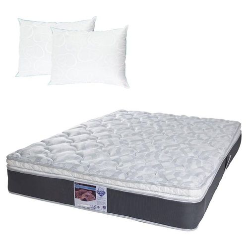 Colchón Queen Size Spring Air Marte + 2 Almohadas Osos CZD