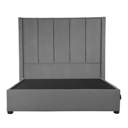 Cabecera Individual Dicasa Nizza Gris + Base Cama Dicasa Orlando CZD