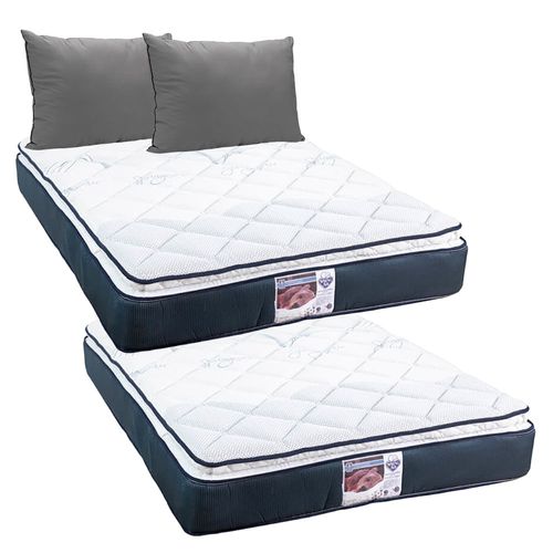 2 Colchones Individual Spring Air Monaco + Almohada 2 Pack CZD