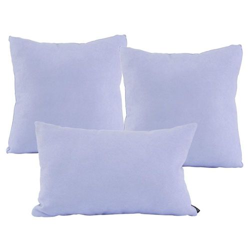Set de 3 Cojines decorativos Dicasa Lila 2 Zita + 1 Delta CZD