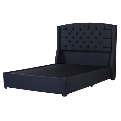 Cabecera Queen Size Dicasa Sitka Azul Marino  + Base cama Orlando CZD