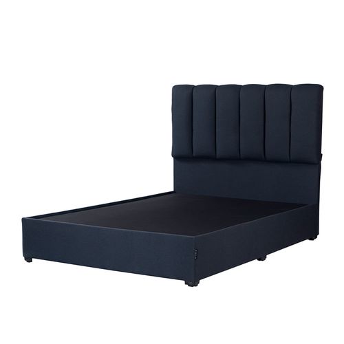 Cabecera Matrimonial Dicasa Kami Azul Marino + Base cama Orlando CZD