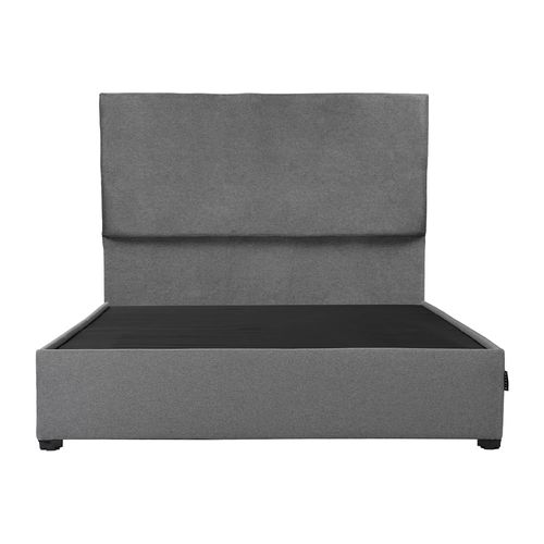 Cabecera Queen Size Dicasa Myko Gris + Base cama Dicasa Orlando CZD