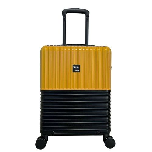 Maleta Rígida Lombardía 20 Pulgadas Negro-Amarillo Cabina
