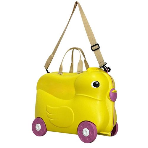 Maleta Infantil Chicken Kids con Ruedas Amarillo