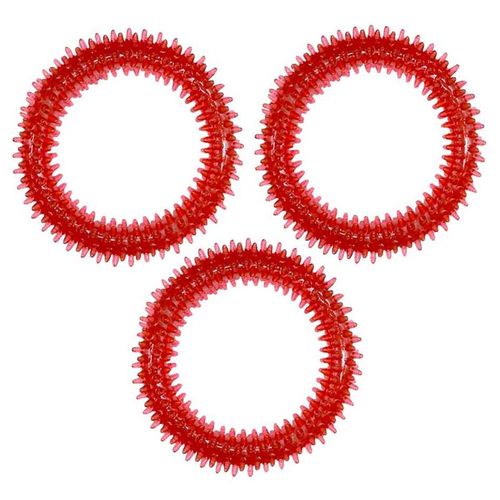 Juguete para Perro Mordedera Goma Circular Vinil Ergonómico