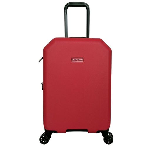 Maleta Rígida Bucarest 20 Pulgadas Expandible Carry On Rojo