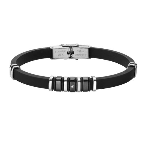 Pulsera Enso Para Hombre EMB157B Negro