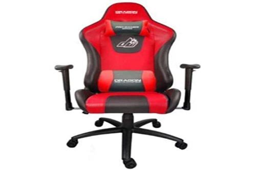 Silla Gaming Nextep Dragón XT Racing reclinable. Negro/Rojo.