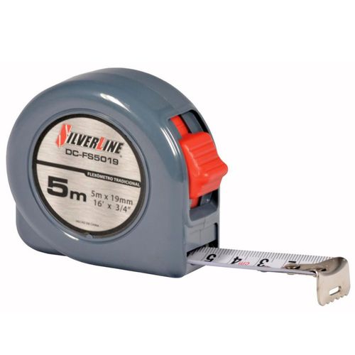 Flexómetro Tradicional 3m19m Silverline