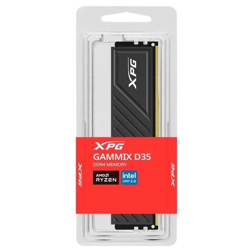 RAM ADATA D35 DDR4 8GB 3200 NEGRO AX4U32008G16A-SBKD35