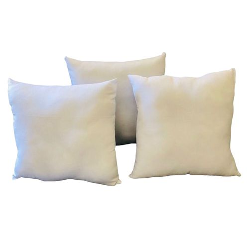 3 piezas Relleno para Cojin suave 45x45 Delcron Blanco