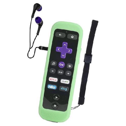 Funda Control Roku 3, 4 Roku Ultra y Roku Premiere + Verde