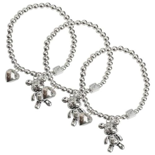 Pulseras Acero Inox/Resorte, Plata.