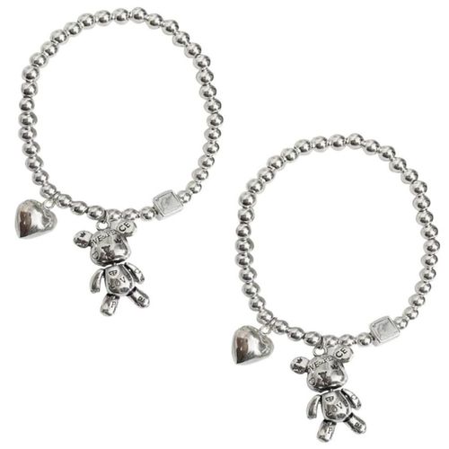 Pulseras Acero Inox/Resorte, Plata.