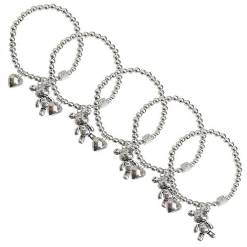 Pulseras Acero Inox/Resorte, Plata.