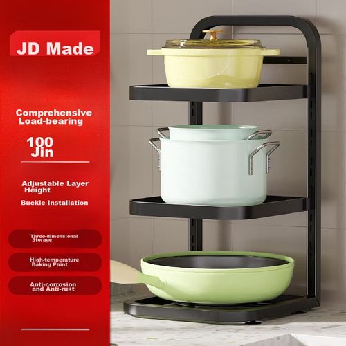 Estante organizador para utensilios de cocina 3 niveles