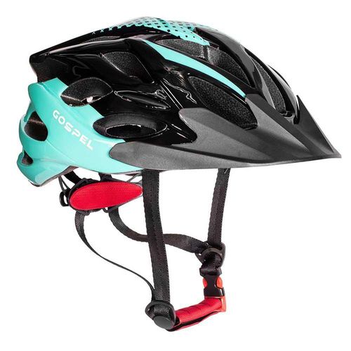 Casco para Bicicleta Gospel Montaña 54-57 cm Negro con Menta