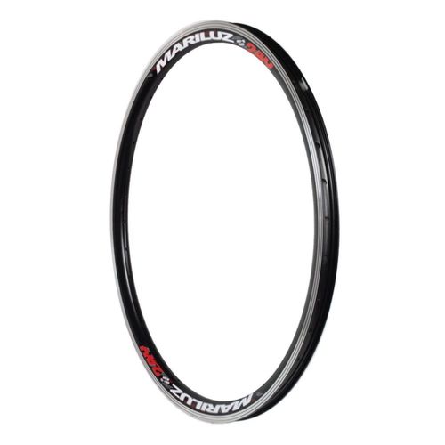 Rin bicicleta R24 x36H aluminio aero negro YS-728 Mariluz