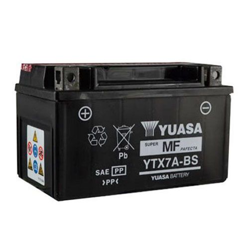 Bateria para moto YTX7A-BS 12V 6Ah Yuasa