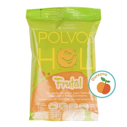POLVOS HOLI FRUTAL NARANJA DURAZNO 75G