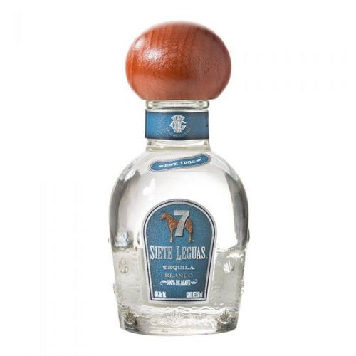 Paquete de 3 Tequila 7 Leguas Blanco Mini 50 ml