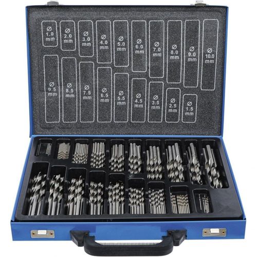 JUEGO DE BROCAS HSS | 1 - 10 MM | 170 PIEZAS | BGS 1995