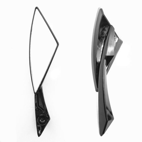 Juego espejos para motocicleta negro 10mm Generica Kinlley