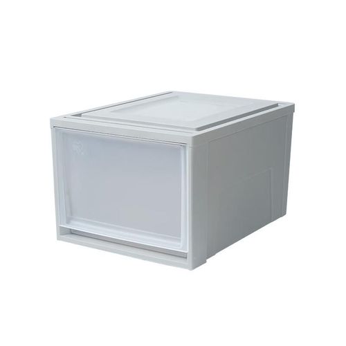 Caja de almacenamiento de plástico 37L IRIS Gris