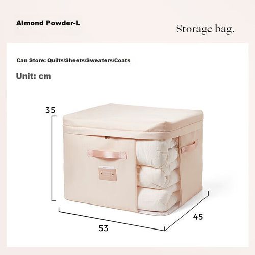 Bolsa de almacenamiento de ropa L rosa