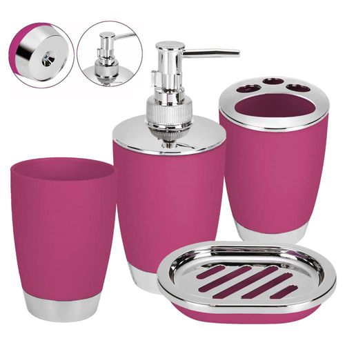 Juego de Accesorios para Baño 4 Piezas Red