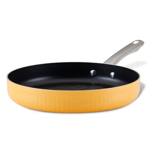 Sartén parrilla 29cm, aluminio antiadherente, amarillo Farberware