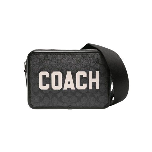 Neceser Coach New York de piel para hombre Gris