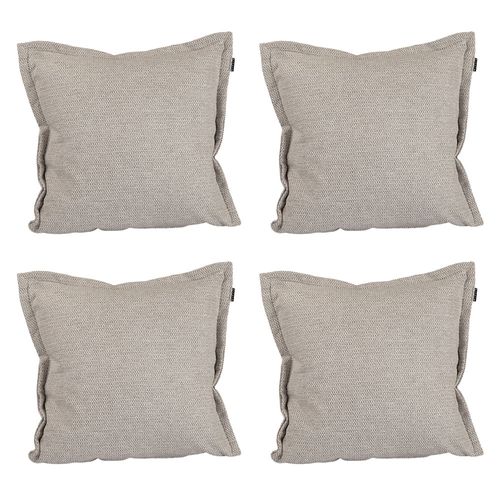 Set de 4 Cojines Decorativos Dicasa Rivo KappaOne Beige CZD