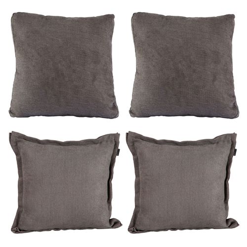 Set de 4 Cojines Decorativo Bless KappaOne + ZitaOne Gris Oscuro CZD
